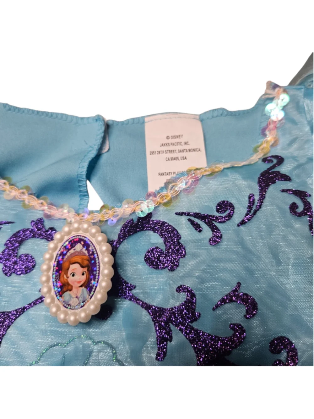 Disney Sofia the First 4-6X Blue Purple Princess Costume Dress